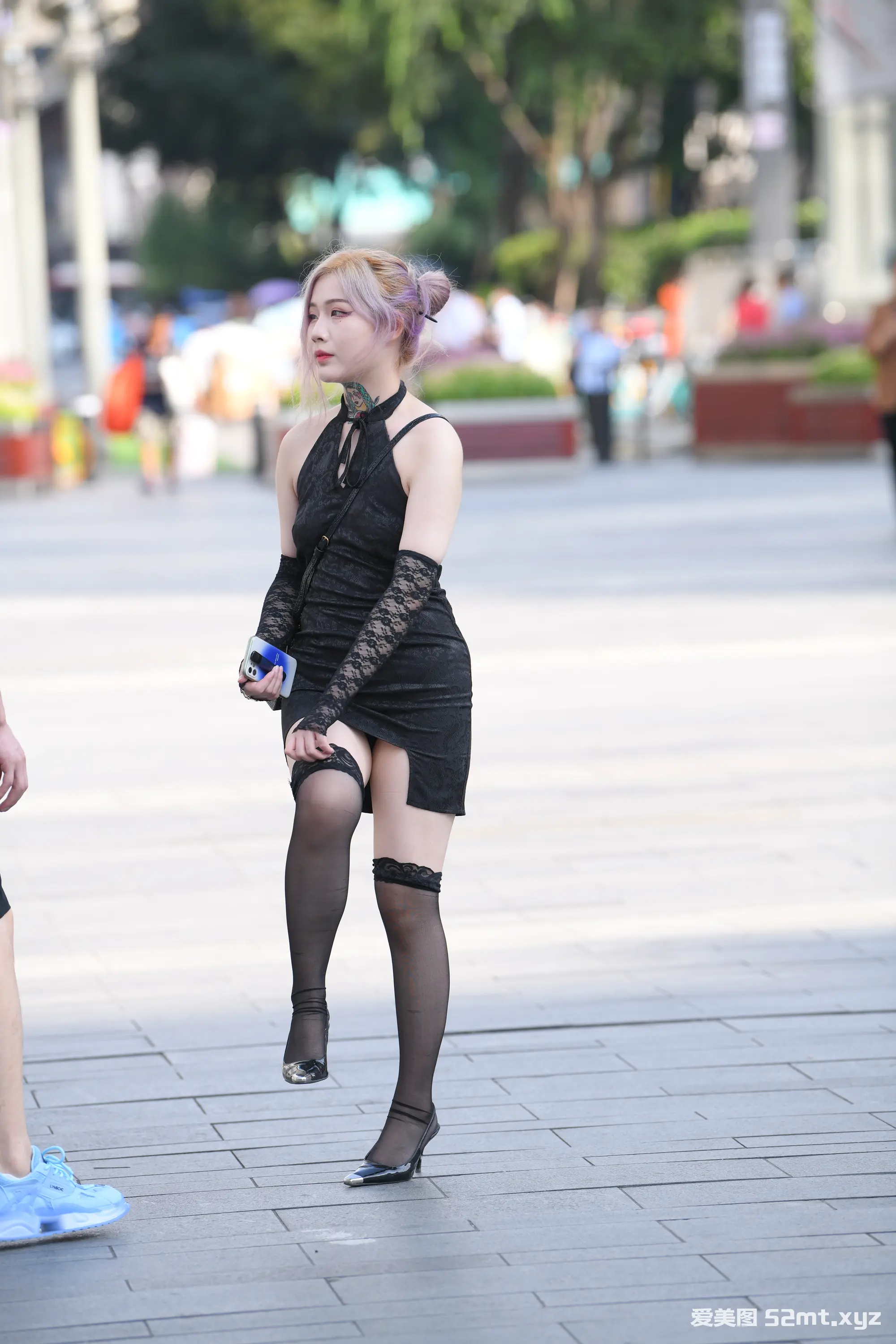 黑色裙装美女【99P_2.0G】 精品模拍-第1张